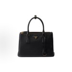 PRADA普拉达 Galleria 杀⼿包 ⼿提包 中号 ⼥款 ⿊⾊